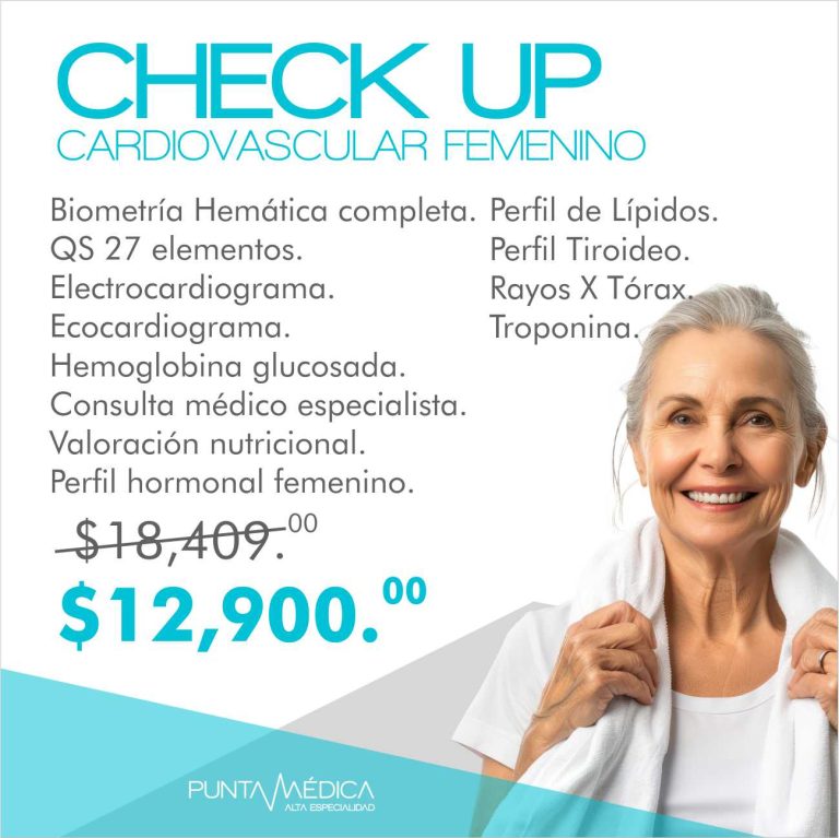 Check up Cardiovascular Femenino